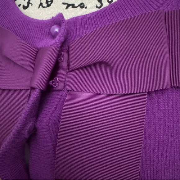 Kate Spade Bow Cardigan Sweater Size Large - Picture 3 of 12
